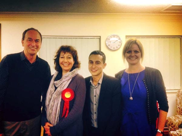 Adrian Morris, Nancy Platts, Daniel Chapman and Karen Barford