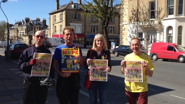 Hope no Hate campaigners
