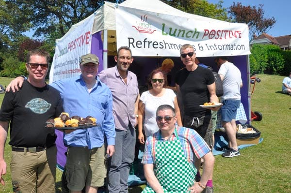 Lunch Positive volunteers