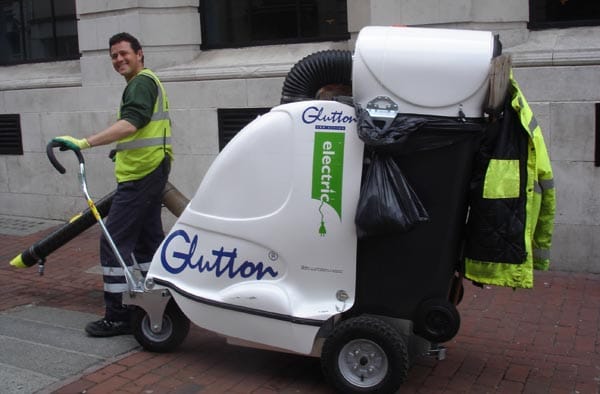 The Glutton street cleaning machine