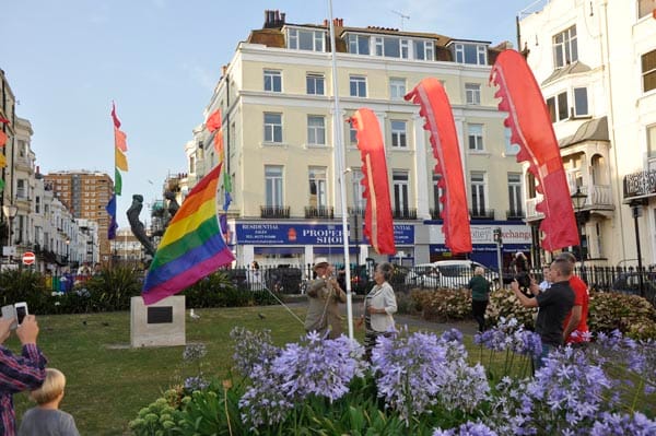 Rainbow Flag in New Steine