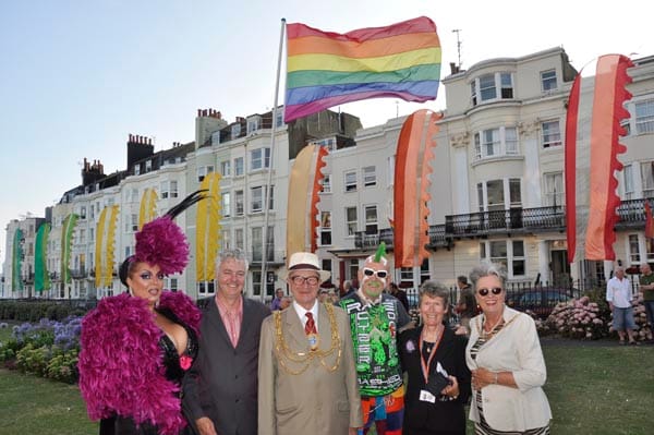 Brighton Pride Flag Raising 2014