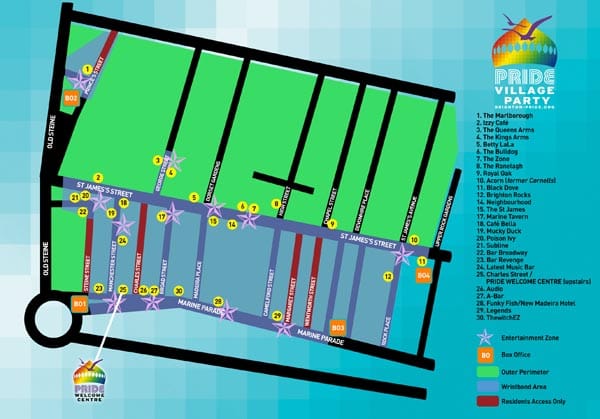 Pride Village Map