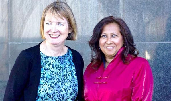 Harriet Harman & Purna Sen