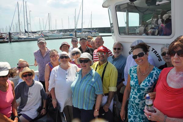 Older and Out visit Brighton Marina last month