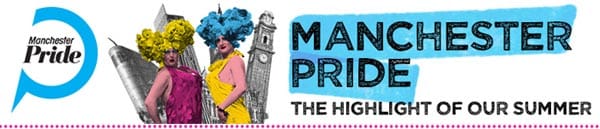Manchester Pride footer banner