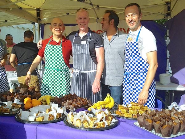 Lunch Positive at Brighton Pride 2014