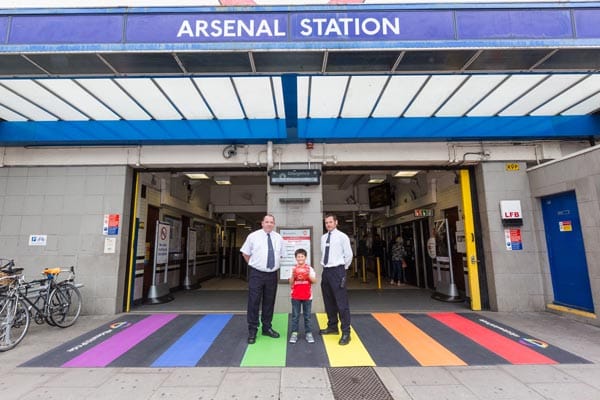 TfL Rainbow Crossing