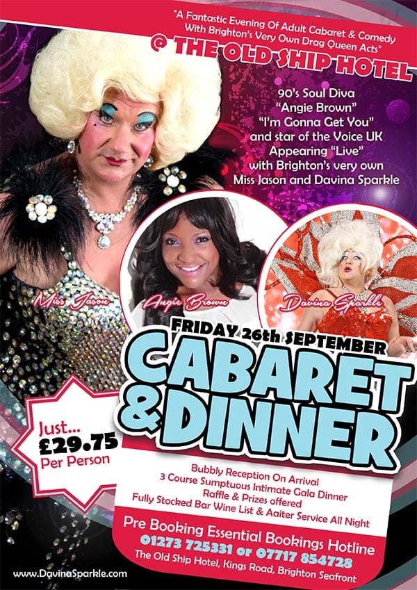 Angie Brown cabaret dinner