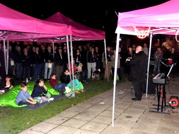 Rev Michael Hydes opened the Vigil