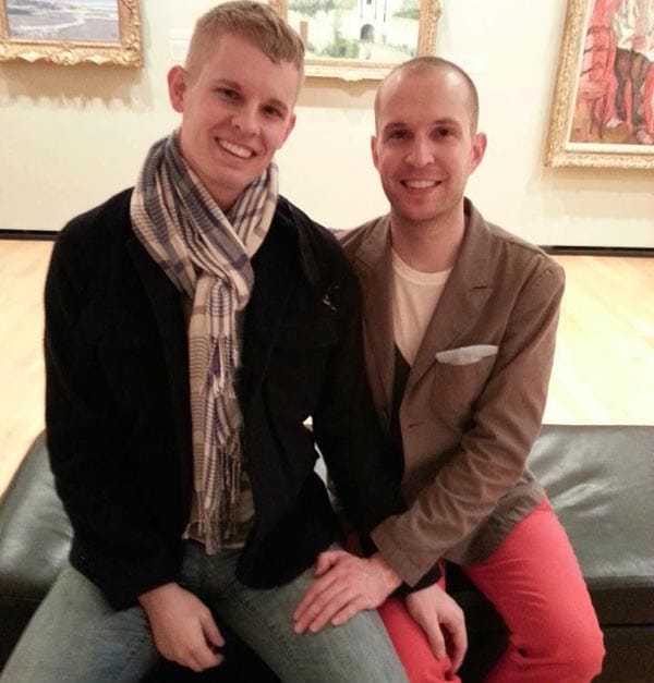 Juengling and Peterson at the Portland Art Museum