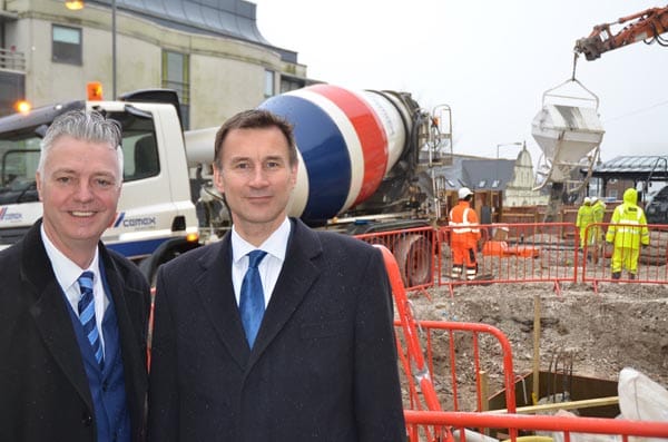 Simon Kirby MP and Jeremy Hunt MP