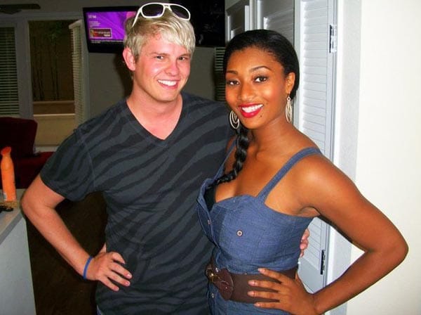 Konrad and America's Next Top Model alum Tocarra Jones.