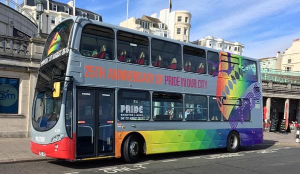 Brighton Pride Bus