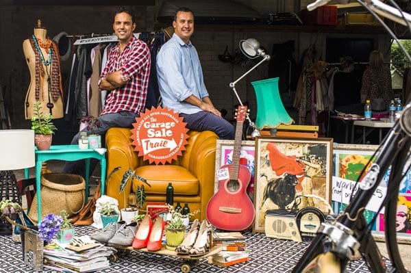 Garage Sale Trail founders Andrew Valder and Darryl Nichols