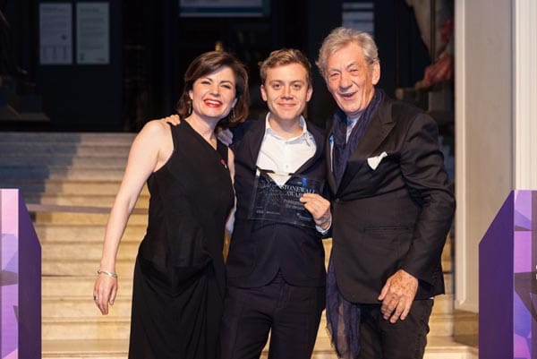 Jane Hill, Owen Jones and Sir Ian McKellen