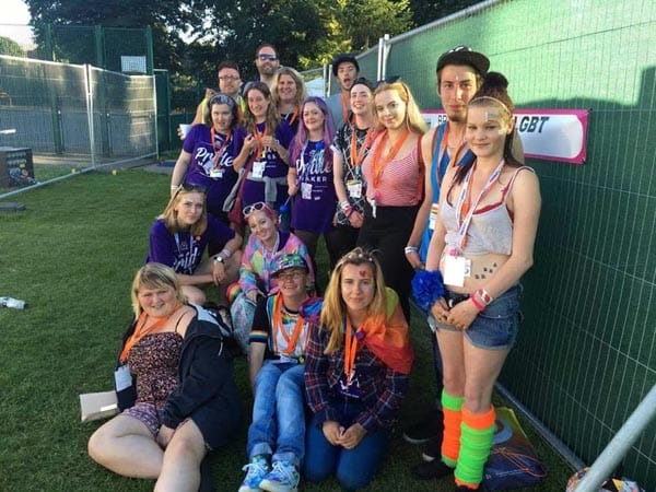 Blueprint 22 volunteers at Brighton Pride