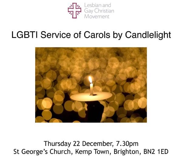 brighton carols 2016 Poster