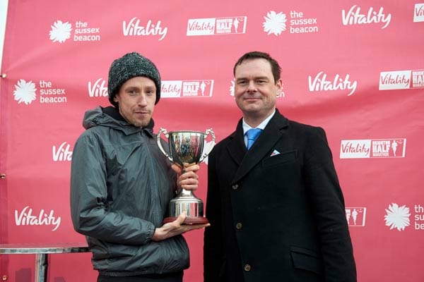 Jonathan Tipper with Sussex Beacon CEO Simon Dowe