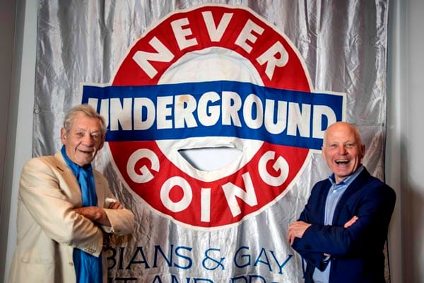 Sir Ian McKellen and Lord Cashman