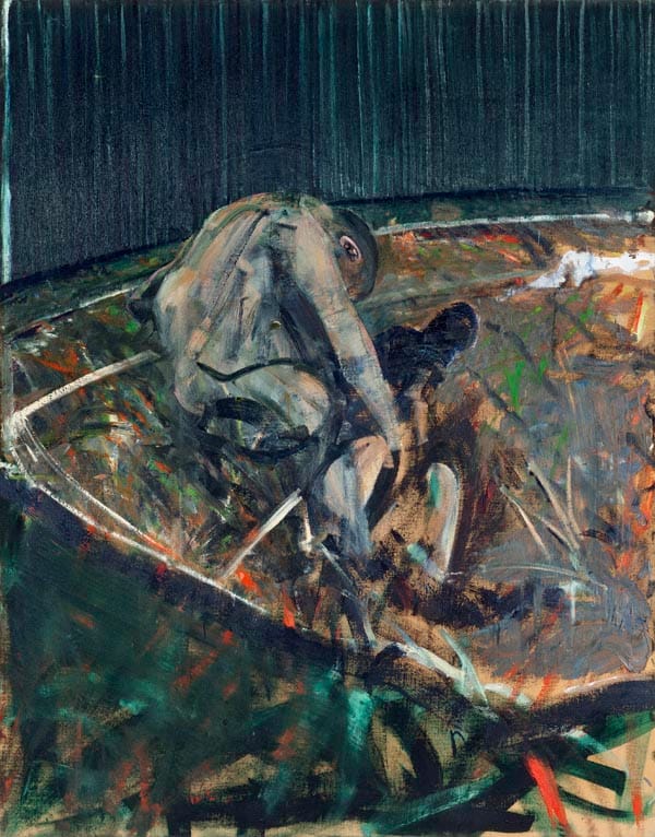 Francis Bacon: Figures in a Landscape, 1956-57, Birmingham Museum and Art Gallery (Birmingham, UK) © The Estate of Francis Bacon 2017. Photo: Prudence Cuming Associates Ltd
