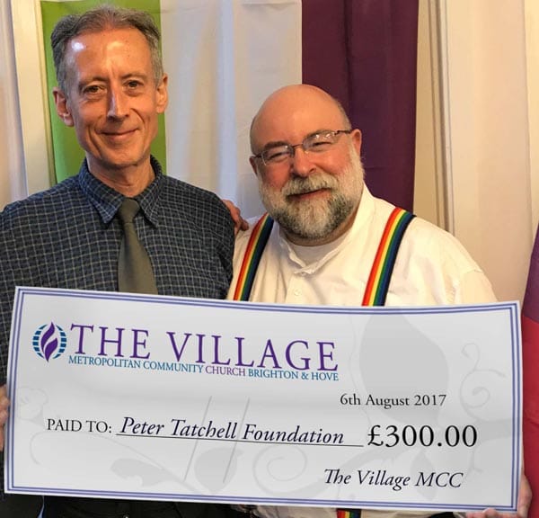 Peter Tatchell and Rev Michael Hydes