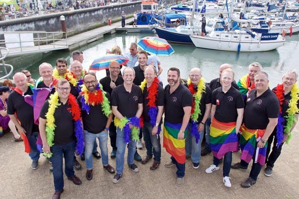 Southampton Gay Men's Chorus at Isle of Wight Pride