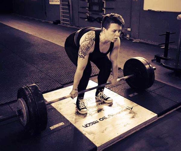 Polly deadlifts
