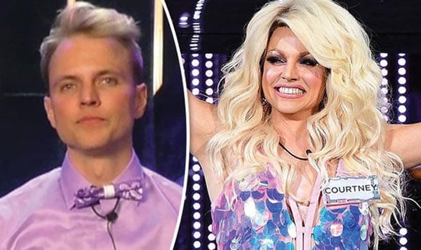 Shane Jenek and Courtney Act
