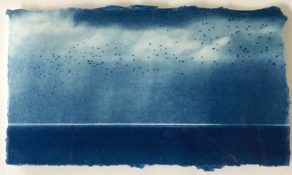 April Showers by Luella Martin, 22 x 27cm framed solar etching (value £140)