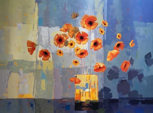 Big Patch of Sun by Kirsty Wither, 65 x 80cm framed print (value £495)