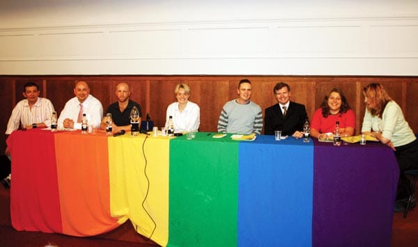 Arthur (far left) at the launch of the Count Me In Too research project