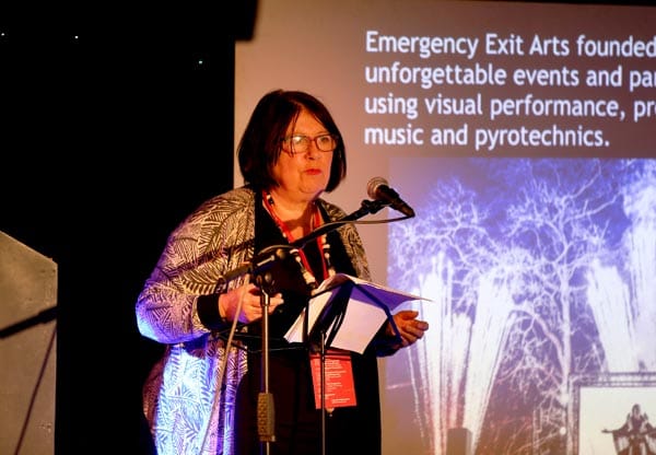 Deb Mullins, speaker from Emergency Exit Arts