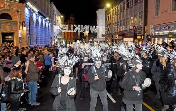 Burning the Clocks procession 2017, image by Simon Dack
