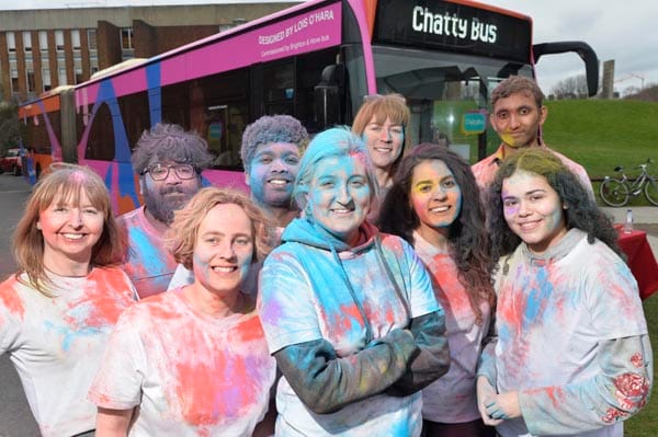 Chatty Bus at University of Sussex (Lois O’Hara centre)