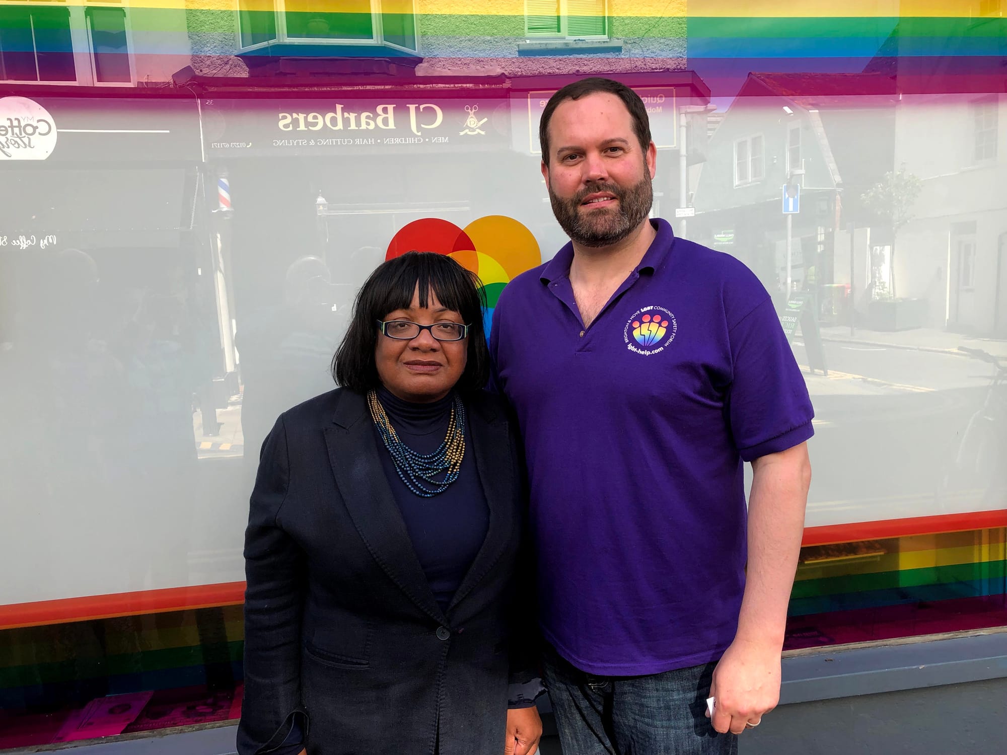 Diane Abbott MP and Billie Lewis
